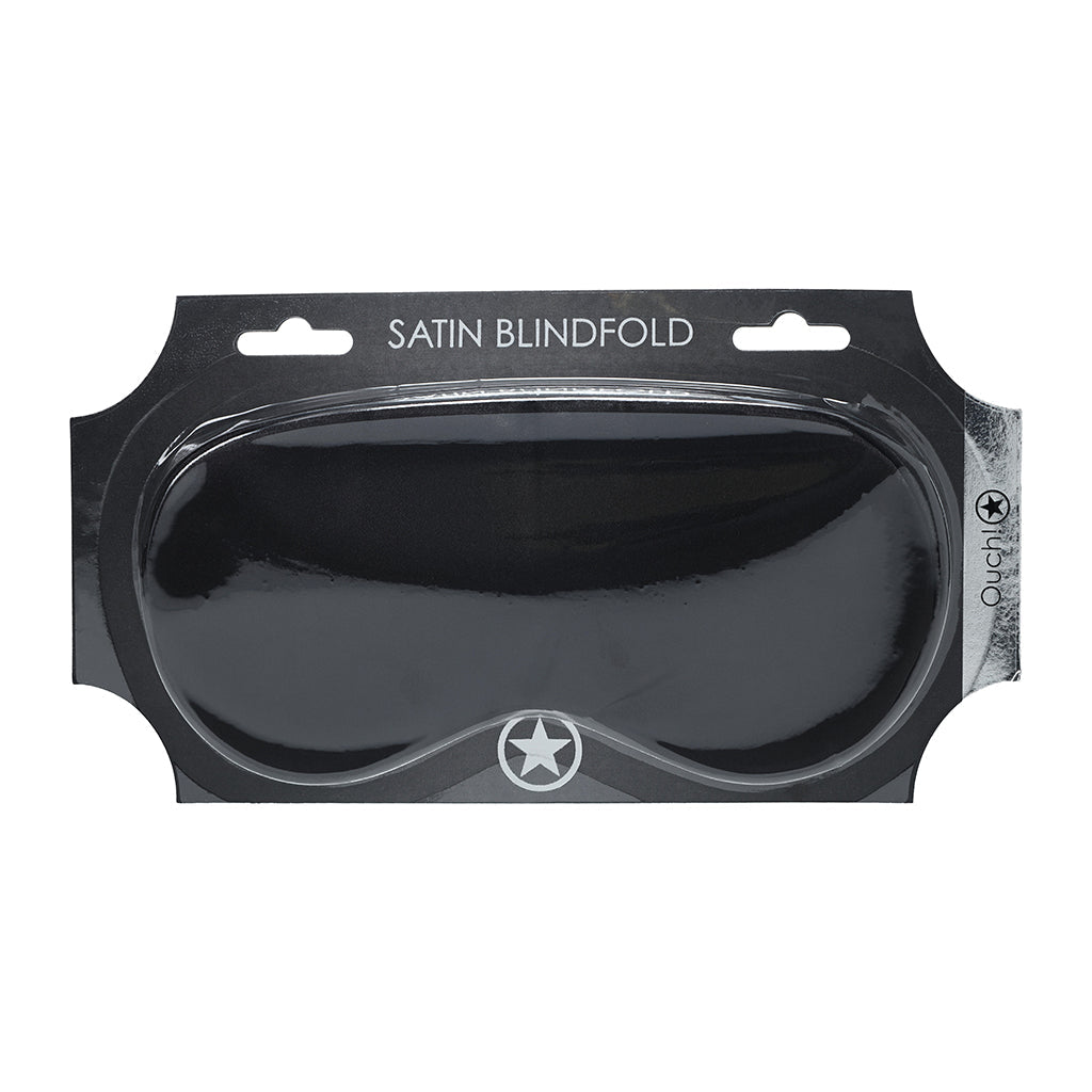 Ouch! Satin Mask Black - Eye Mask for Sensory Play