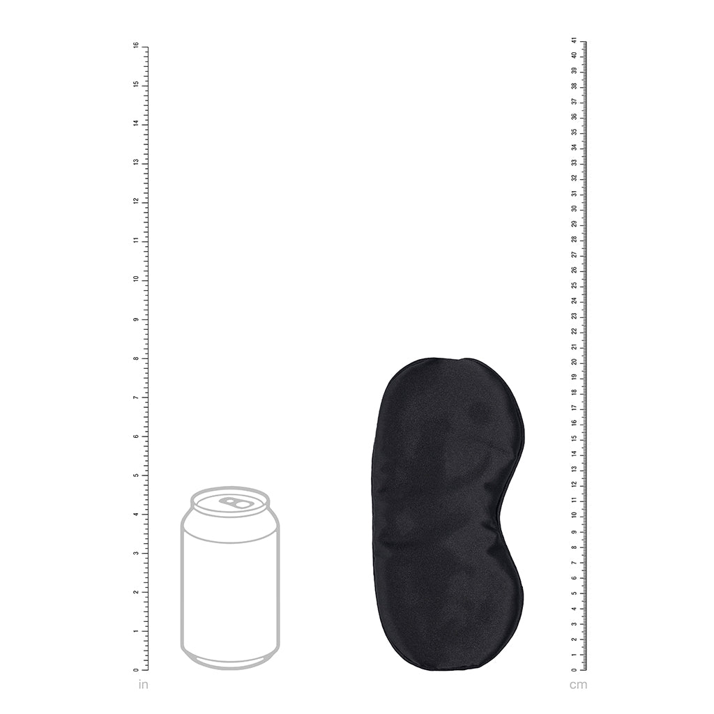Ouch! Satin Mask Black - Eye Mask for Sensory Play