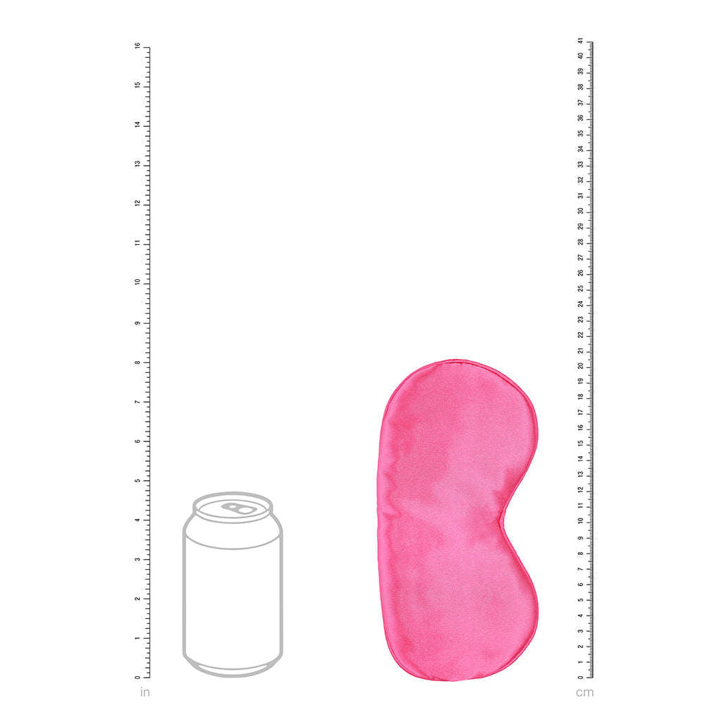 Ouch! Satin Mask – Pink Satin Eye Mask for Teasing and Power Play
