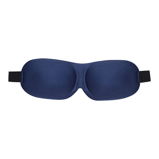 Ouch! 3D Mask Blindfold - Navy Blue, Pressure-Free Design