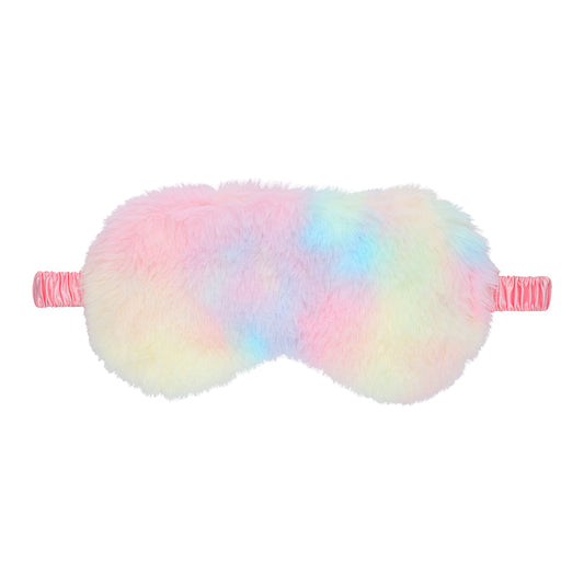 Ouch! Fluffy Mask Multicolor – Soft Satin Eye Mask for Sensory Exploration