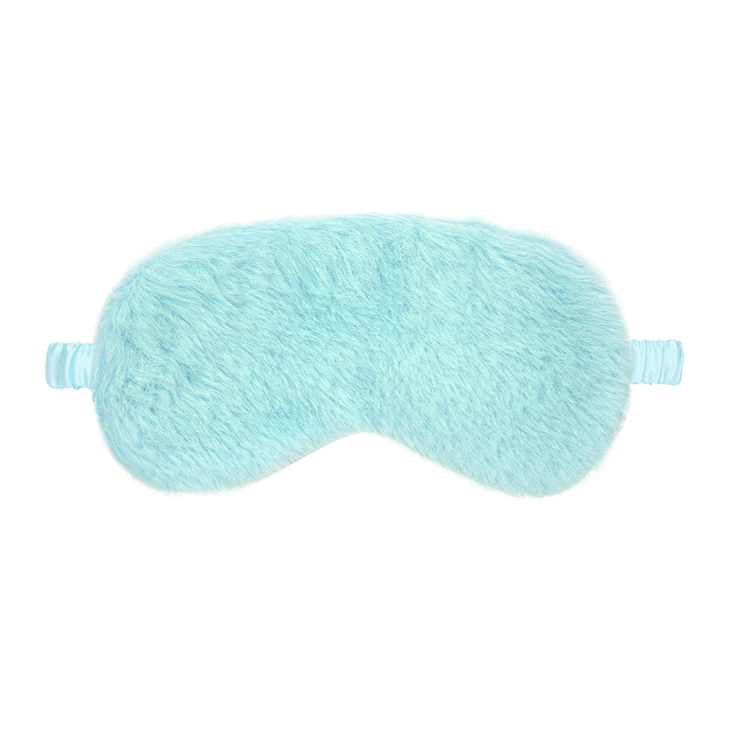 Ouch! Fluffy Mask Powder Blue – Satin Sleep Mask for Sensory Play