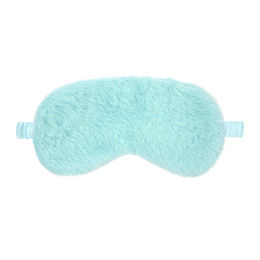 Ouch! Fluffy Mask Powder Blue – Satin Sleep Mask for Sensory Play