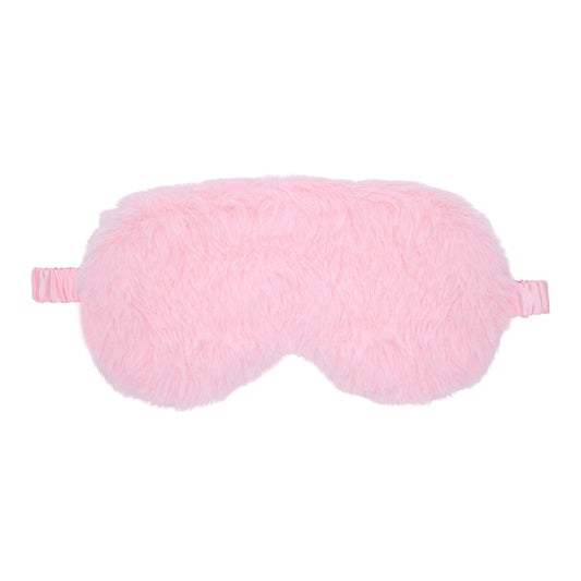 Ouch! Fluffy Mask – Soft Satin Eye Mask in Light Pink