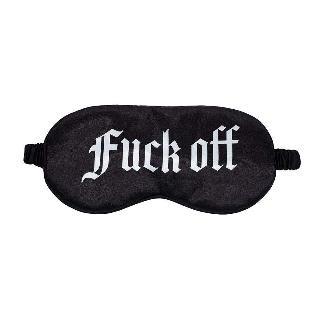Ouch! Printed Satin Black Blindfold – Comfortable and Luxurious