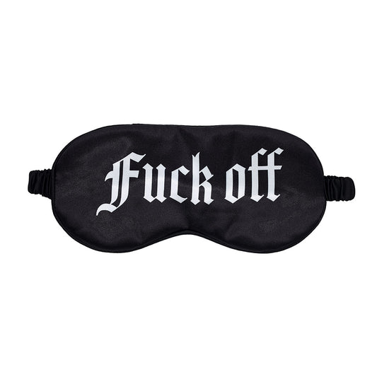 Ouch! Printed Satin Black Blindfold – Comfortable and Luxurious
