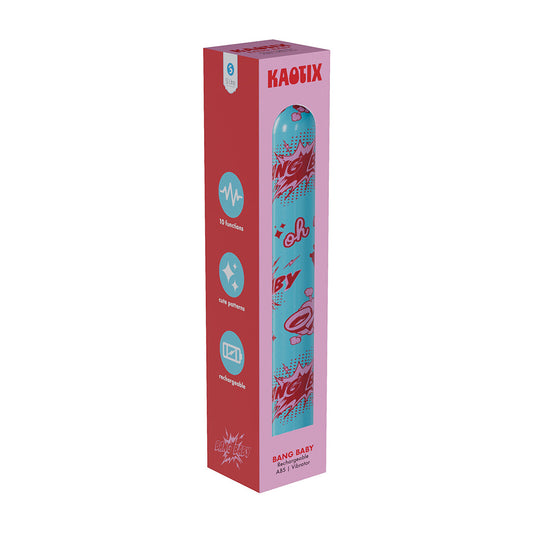 SLI Kaotix Bang Baby Rechargeable Vibrator – Blue