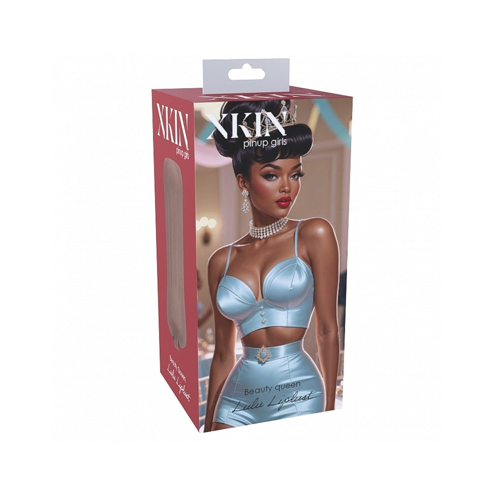 Xkin Pinup Girls Lulu Liplust Stroker – Brown