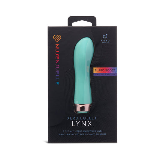 Nu Sensuelle Lynx Bullet Vibrator with Nitro Motor – Tiffany Blue