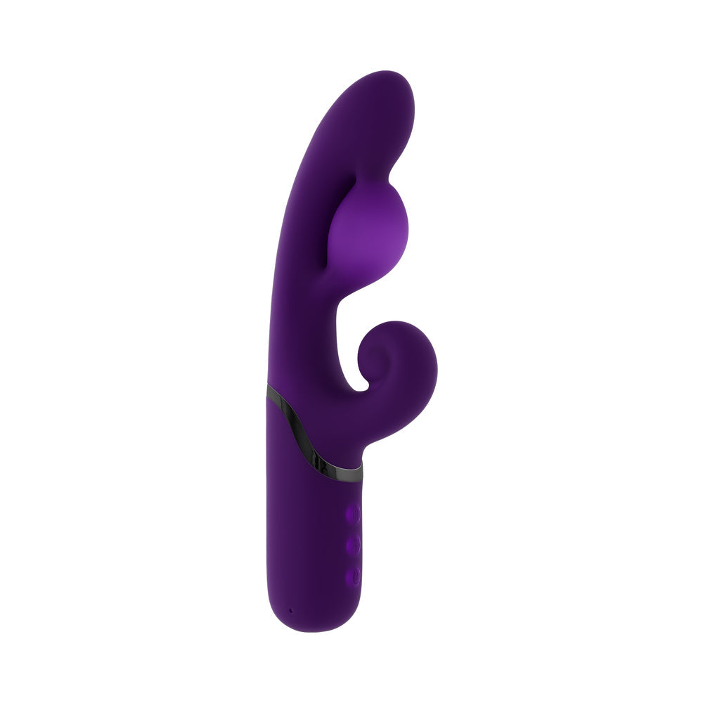 Evolved Pleasure Puff Purple Dual Vibe with Expandable Balloon
