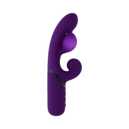 Evolved Pleasure Puff Purple Dual Vibe with Expandable Balloon