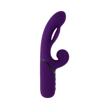 Evolved Pleasure Puff Purple Dual Vibe with Expandable Balloon
