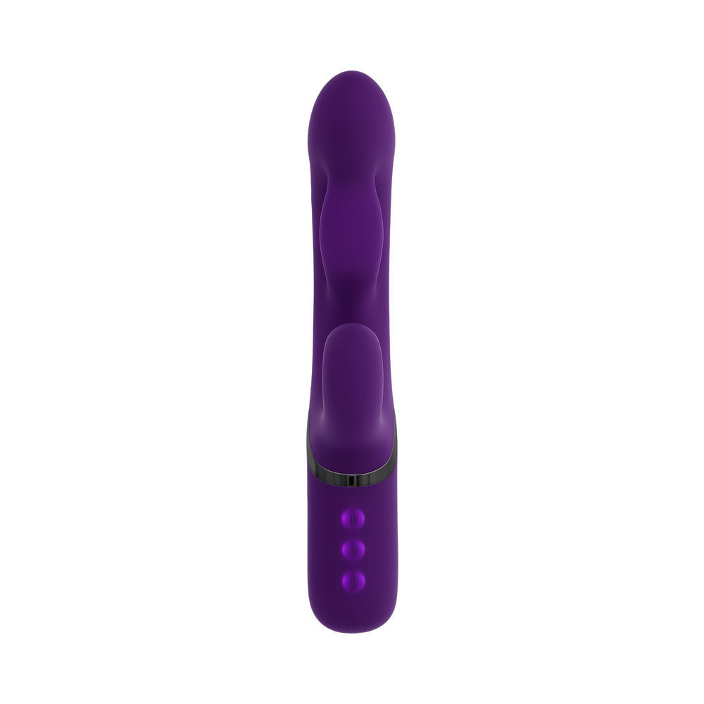 Evolved Pleasure Puff Purple Dual Vibe with Expandable Balloon