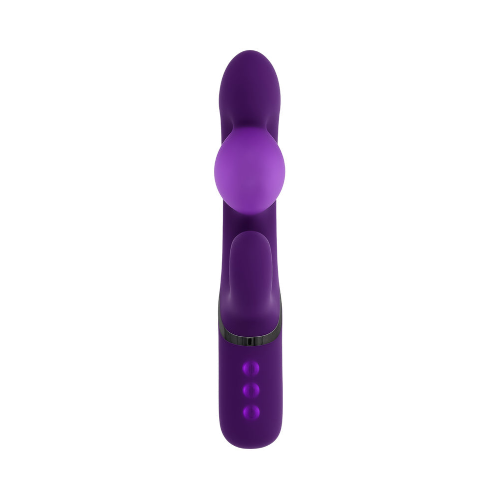 Evolved Pleasure Puff Purple Dual Vibe with Expandable Balloon