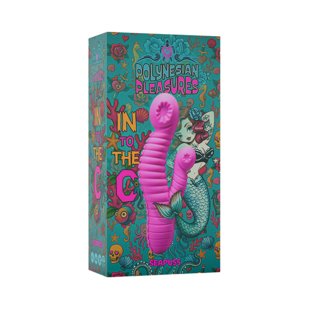 Doc Johnson Seapuss Vibrator – 10 Function, Purple
