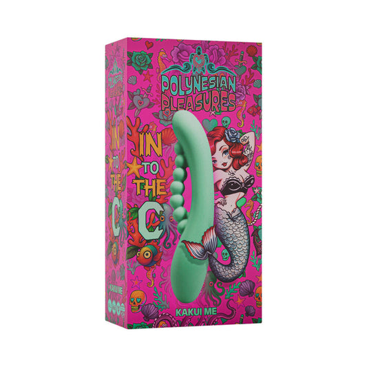 Doc Johnson Kakui Me Vibrator – Green – 10 Functions