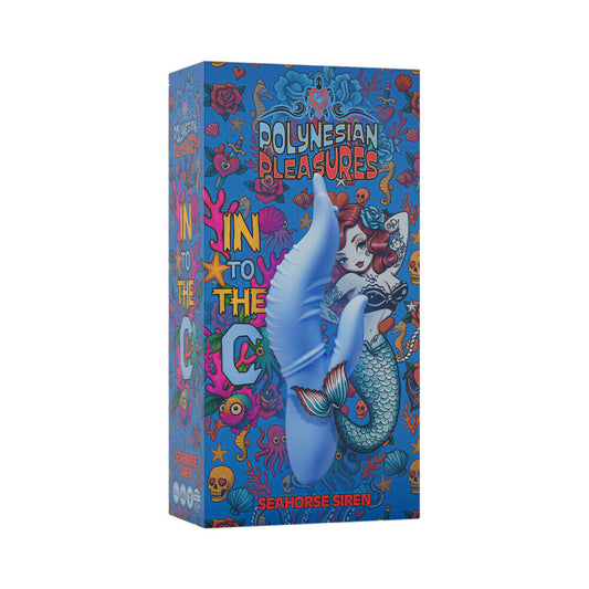 Doc Johnson Seahorse Siren Vibrator – Maui Blue – 10 Functions