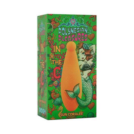 Doc Johnson Sun Coralee Vibrator – Sunrise Orange – 10 Functions
