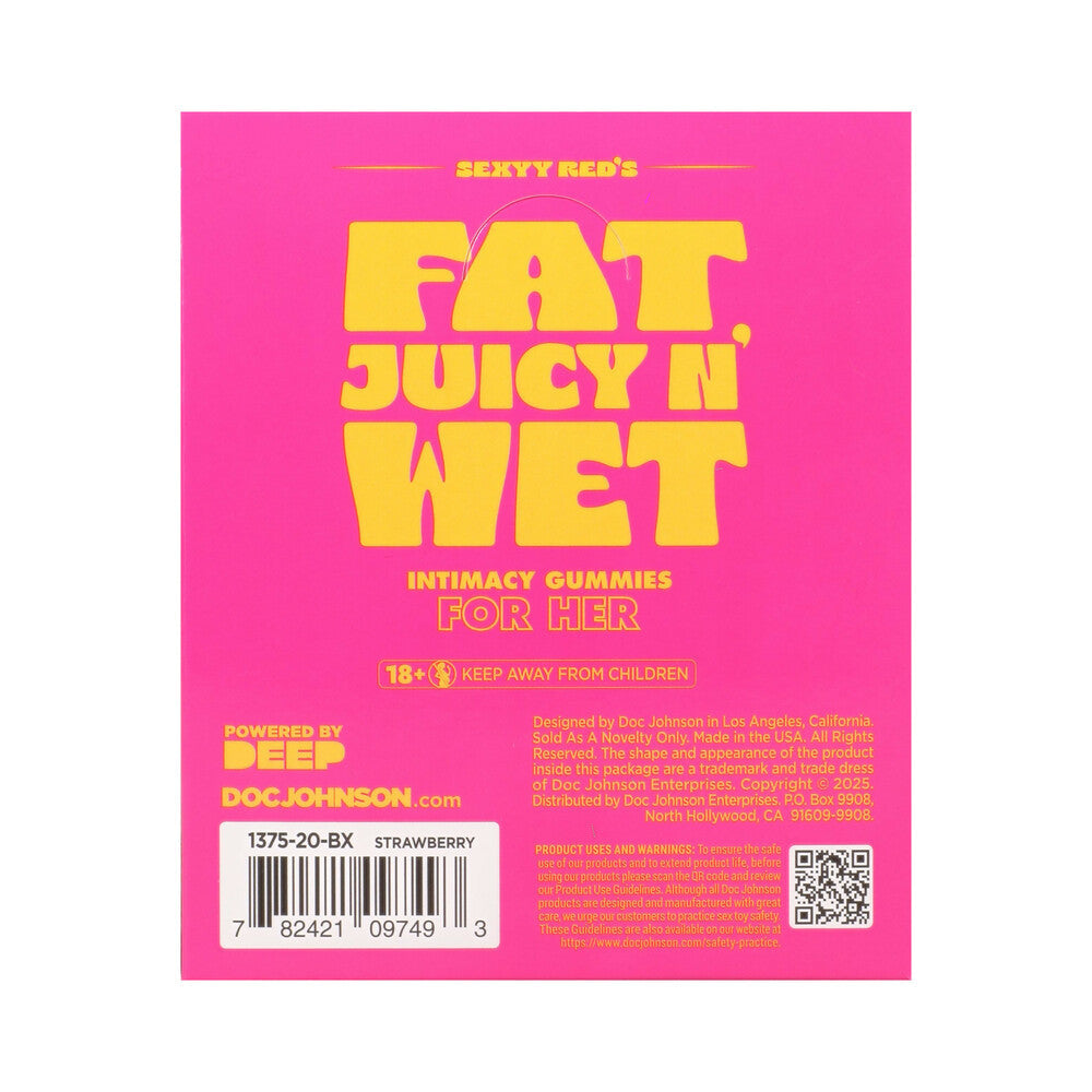Doc Johnson Sexyy Red Hers Sexual Stimulation Gummies – Strawberry Flavor