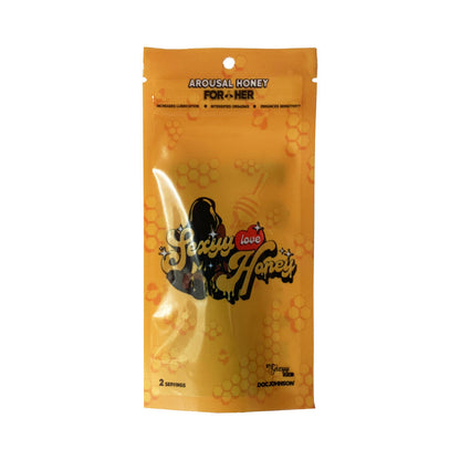 Doc Johnson Sexyy Red Hers Arousal Honey - Strawberry Flavor - 12-Pack
