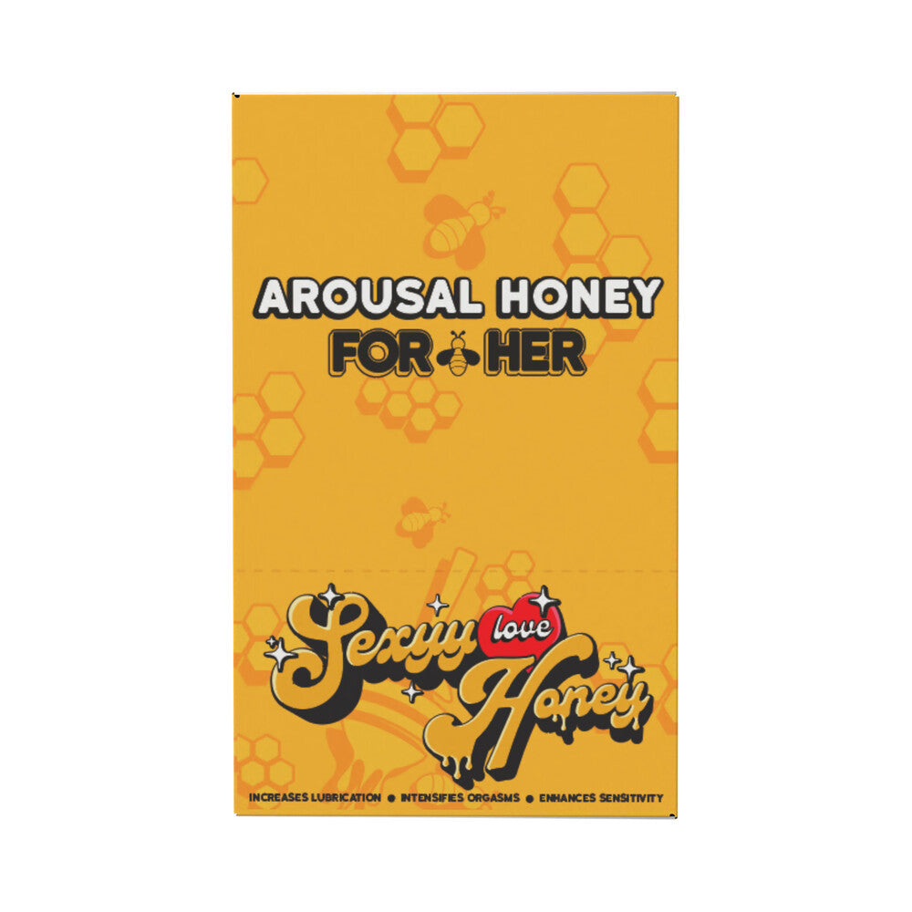 Doc Johnson Sexyy Red Hers Arousal Honey - Strawberry Flavor - 12-Pack