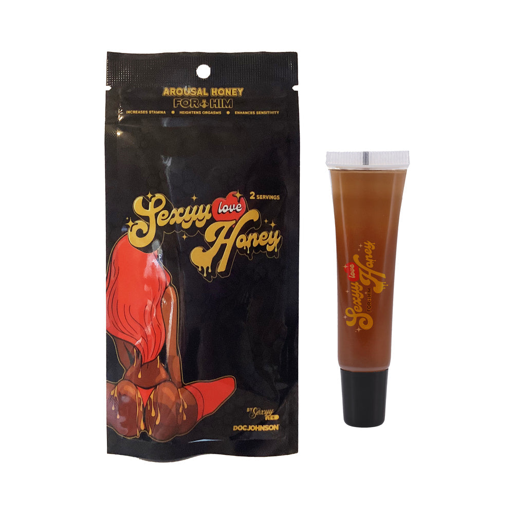 Doc Johnson Sexyy Red His Arousal Honey 12-Pack Display – Plain Flavor