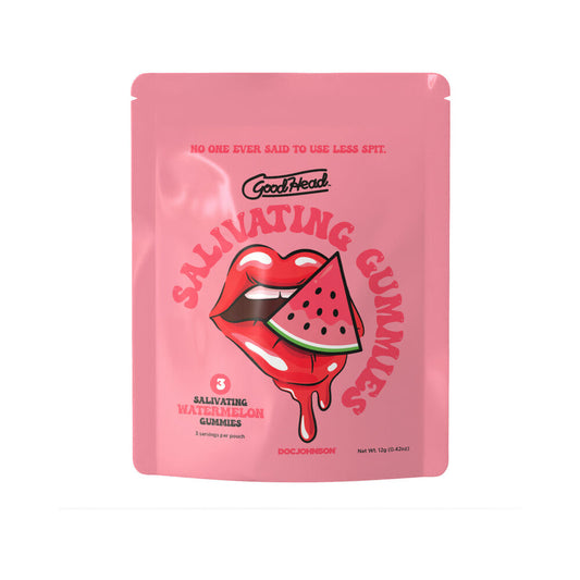 GoodHead Salivating Gummies 3-Pack – Watermelon Flavor Oral Sex Enhancer