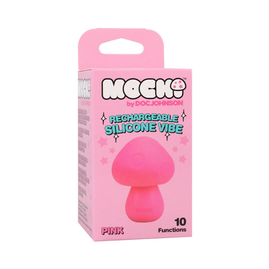 Doc Johnson Mochi Mushroom Rechargeable Silicone Vibe – Hot Pink