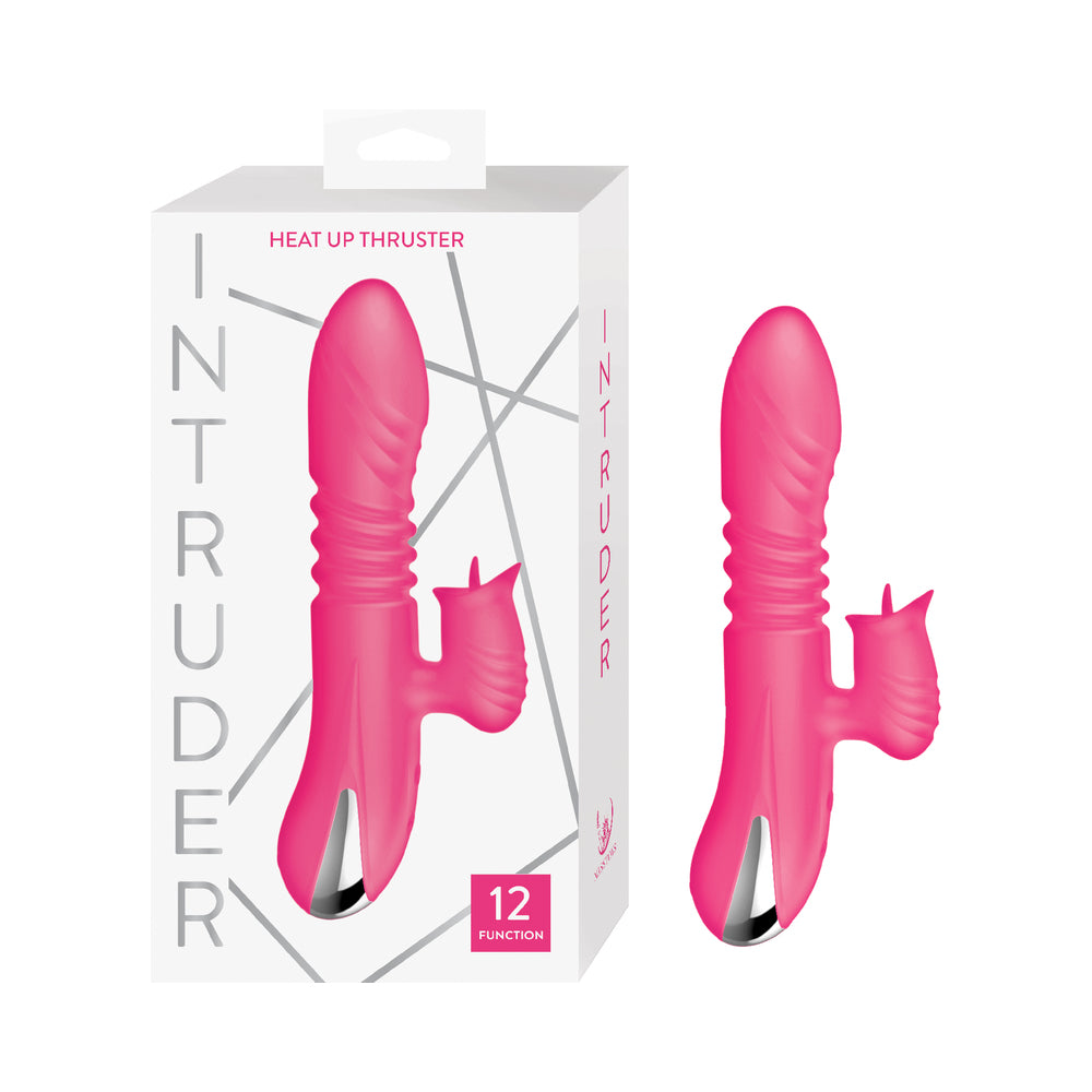 Nasstoys Intruder Heat Up Thruster Dual-Action Toy with 12 Functions – Hot Pink
