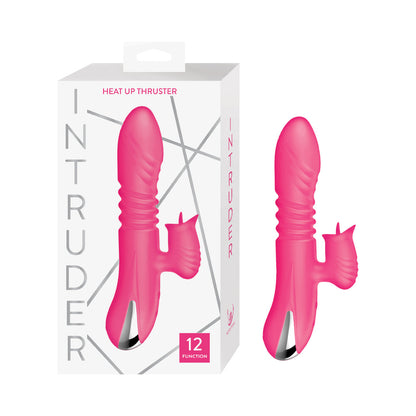 Nasstoys Intruder Heat Up Thruster Dual-Action Toy with 12 Functions – Hot Pink