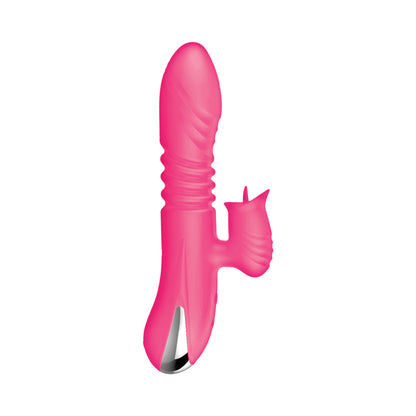 Nasstoys Intruder Heat Up Thruster Dual-Action Toy with 12 Functions – Hot Pink