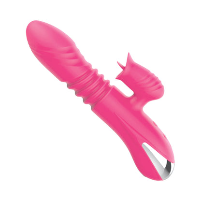 Nasstoys Intruder Heat Up Thruster Dual-Action Toy with 12 Functions – Hot Pink