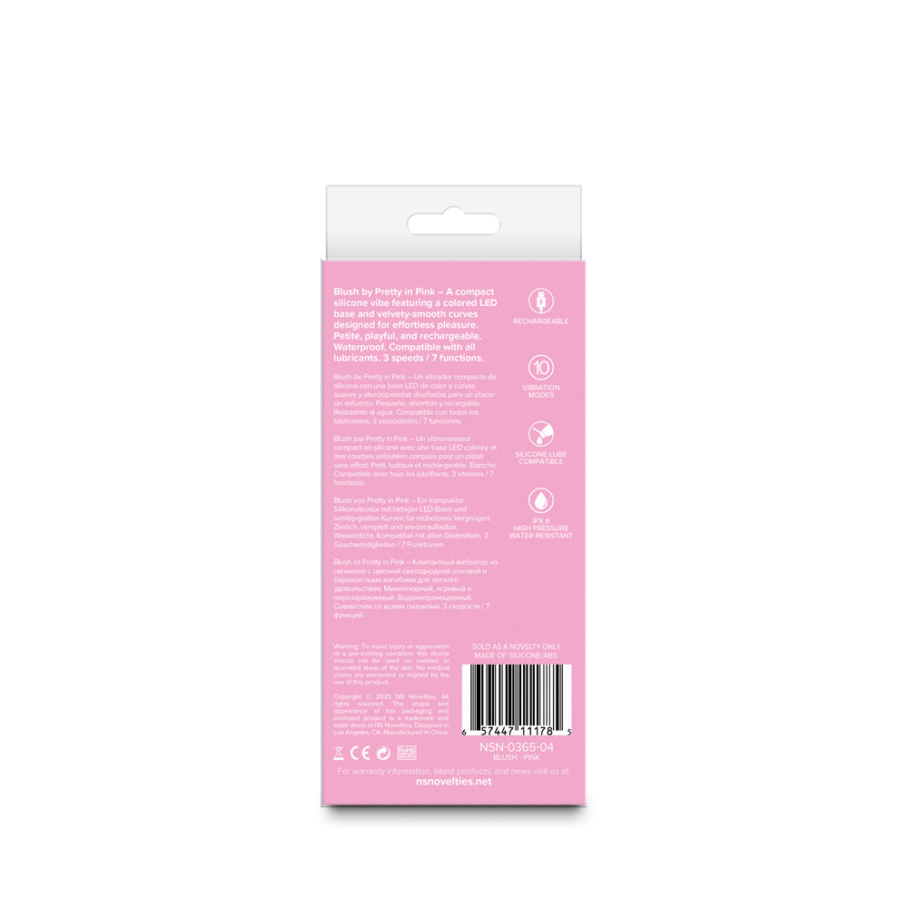 Pretty in Pink Blush Silicone Vibe – Blush Pink
