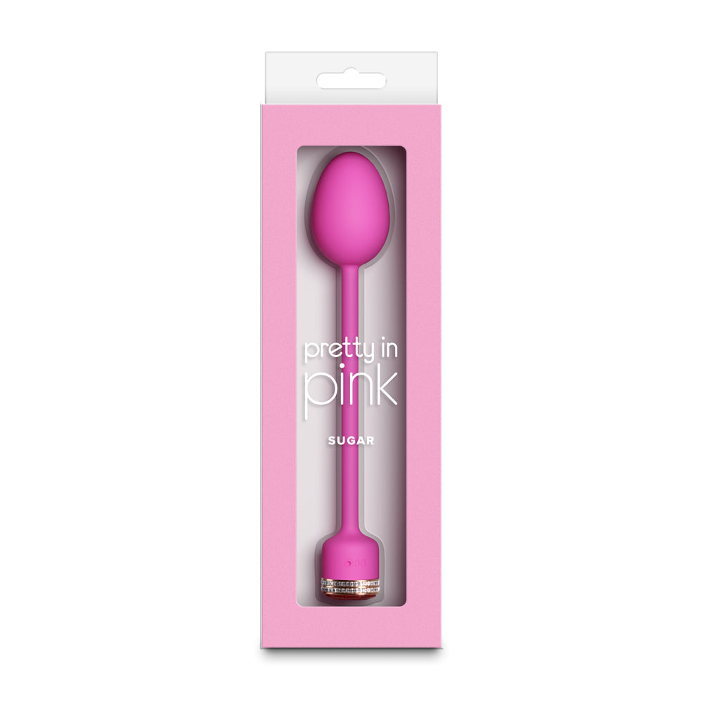 Pretty in Pink Sugar Vibrating Egg – Hot Pink