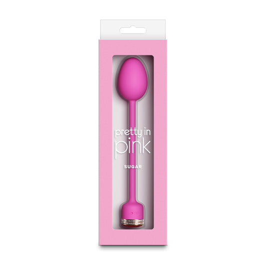 Pretty in Pink Sugar Vibrating Egg – Hot Pink
