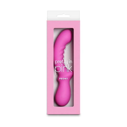 Pretty in Pink Peony G-Spot Vibrator – Hot Pink