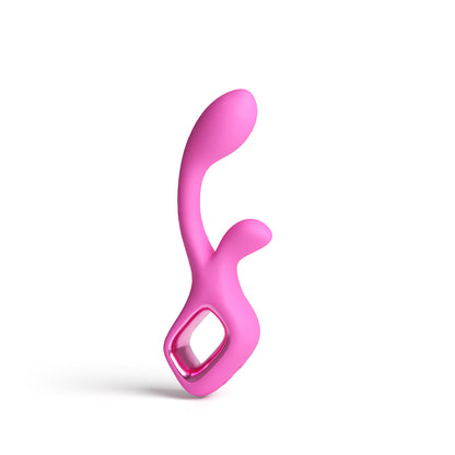 Pretty in Pink Velvet G-Spot Rabbit Vibe – Hot Pink