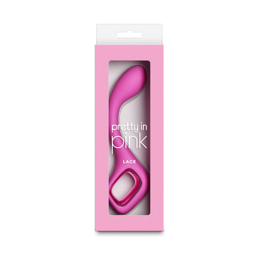 Pretty in Pink Lace G-Spot Vibrator – Hot Pink