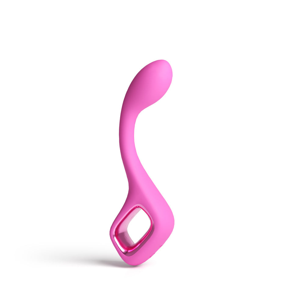 Pretty in Pink Lace G-Spot Vibrator – Hot Pink