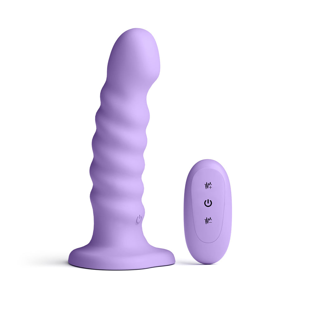 NS Novelties Colours Ribbed Vibrating 6in – Light Purple