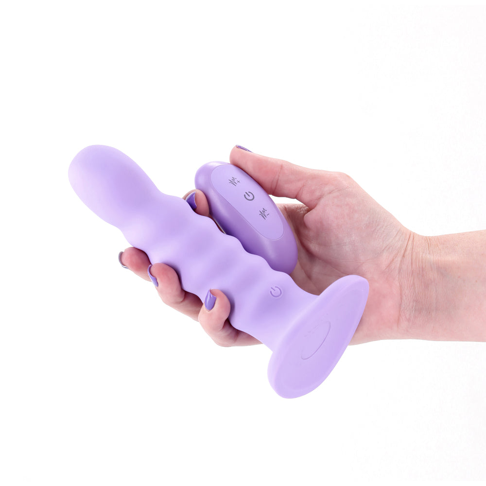 NS Novelties Colours Ribbed Vibrating 6in – Light Purple