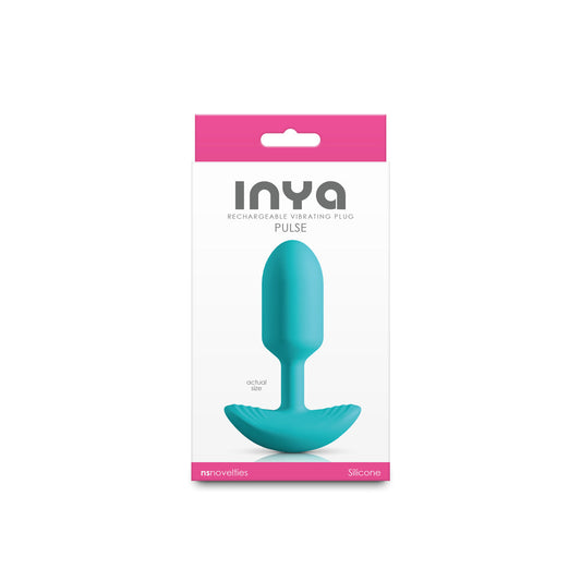 INYA Pulse Vibrating Anal Plug – Teal