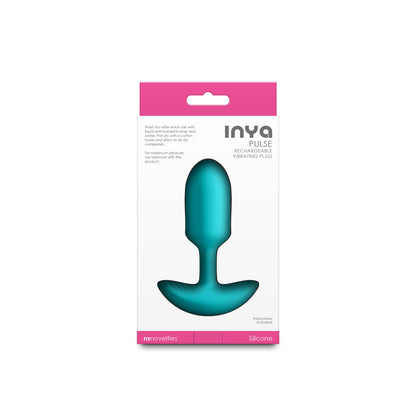 INYA Pulse Vibrating Anal Plug – Teal