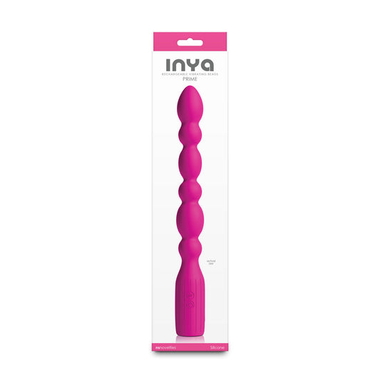 INYA Prime Pink Extra-Long Vibrating Beads with Multiple Functions