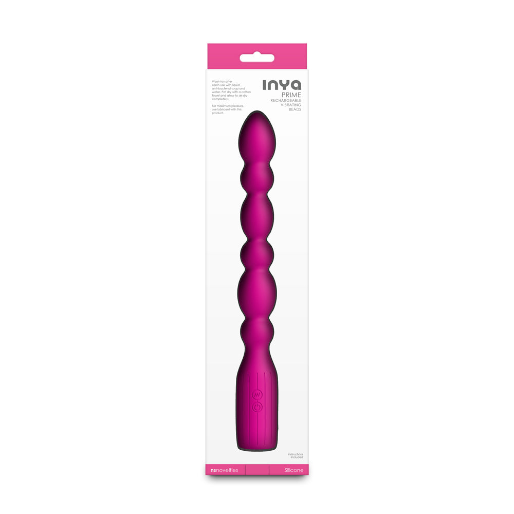 INYA Prime Pink Extra-Long Vibrating Beads with Multiple Functions