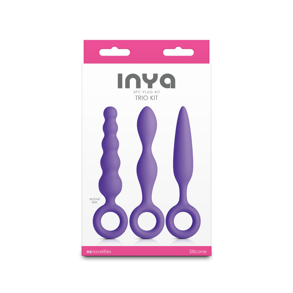 INYA Trio Kit Anal Plug Set – Purple
