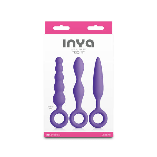 INYA Trio Kit Anal Plug Set – Purple