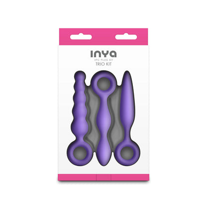 INYA Trio Kit Anal Plug Set – Purple
