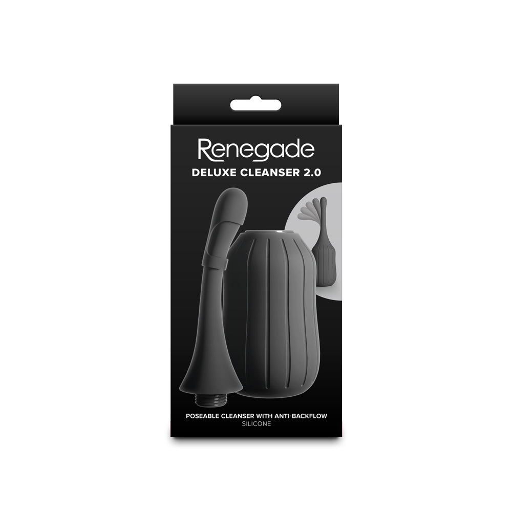 Renegade Deluxe Cleanser 2.0 – Intimate Hygiene Device – Black
