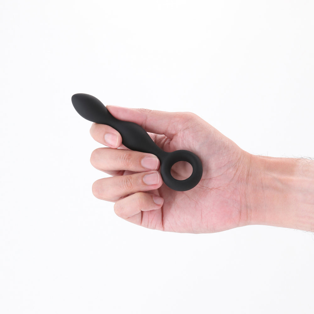 NS Novelties Renegade Slim Black Anal Plug – Tapered Design for Comfort